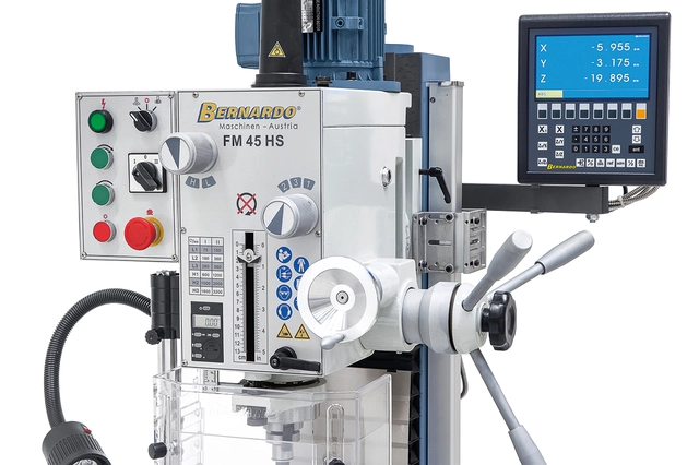 FM 45 HS Bore- og fresemaskin 3-akse DRO | Bernardo