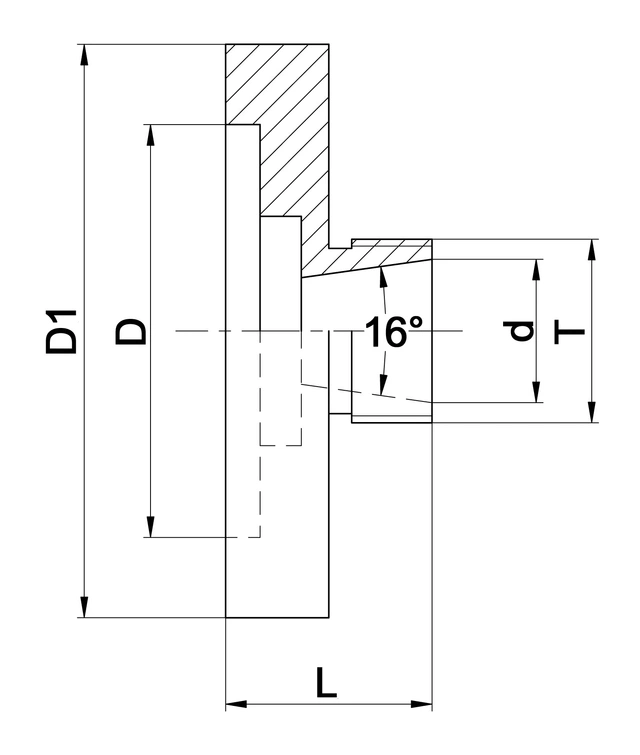 Spennhylse ER 25 - D 72 Bernardo 