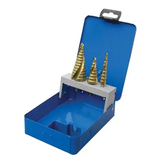 Trinnbor sett HSS-TIN 4-12, 4-20, 4-30mm Diesella