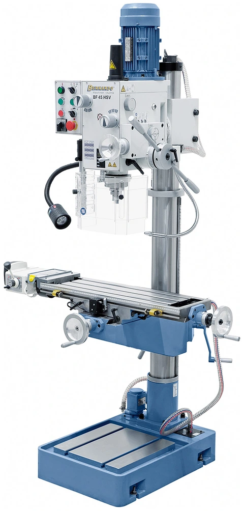 BF 45 HSV Bor / fresemaskin 400 V Inkl. kraftmating for x-akse, Bernardo 