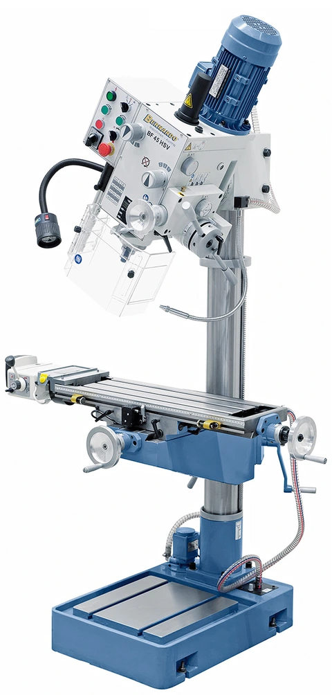 BF 45 HSV Bor / fresemaskin 400 V Inkl. kraftmating for x-akse, Bernardo 