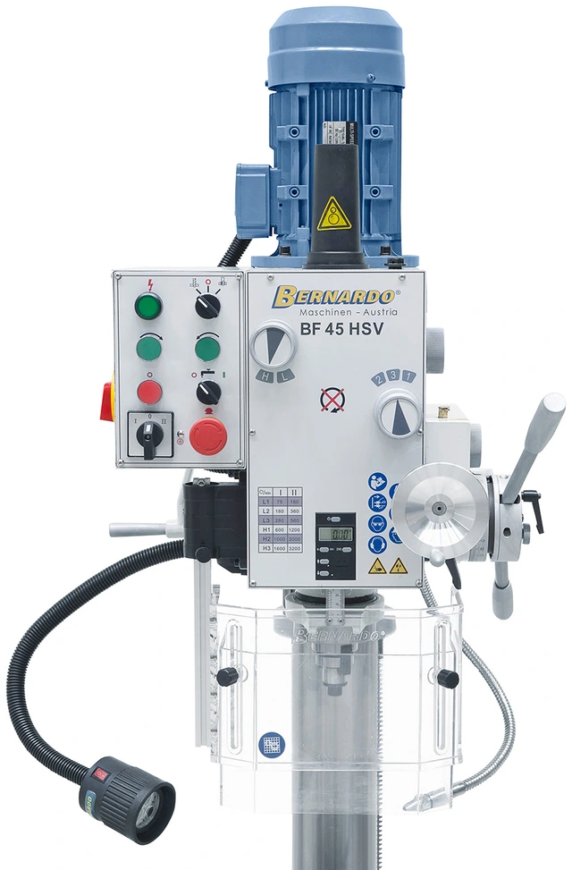 BF 45 HSV Bor / fresemaskin 400 V Inkl. kraftmating for x-akse, Bernardo 