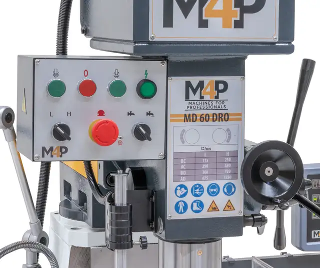 Bore- og fresemaskin MD 60 DRO M4P 
