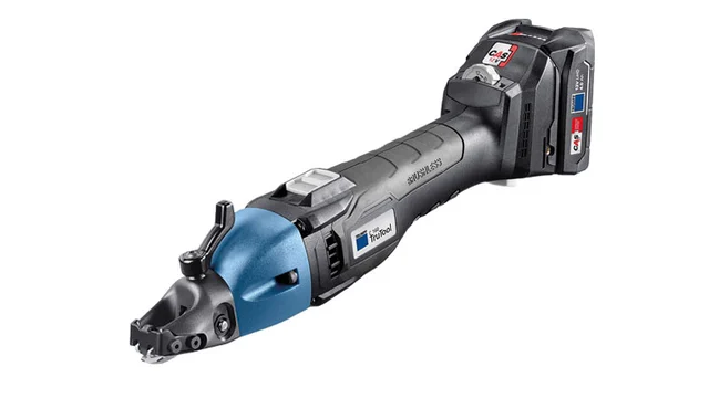DT1000B Rørkutter 1020 mm Med batteridrevet platesaks, Jouanel 