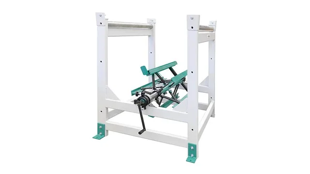DVS1250E Manuell decoiler 1250 x 1000 kg Med nav, på sokkel, modulær, Jouanel 