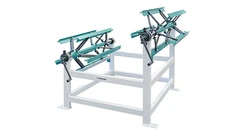 DVS1000D Dobbel decoiler 1000 x 1200 kg Med nav, på sokkel, Jouanel