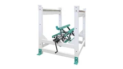 DVS1000E Manuell decoiler 1000 x 1200 kg Med nav, på sokkel, modulær, Jouanel