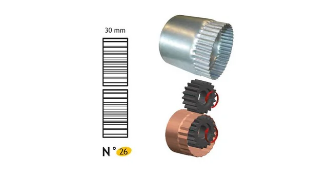 SB3M 0,8 mm Manuell sikkemaskin Med 6 rullesett, Jouanel 