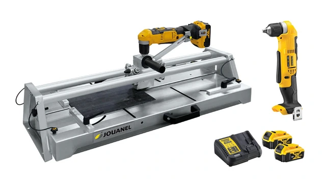 CA600E Elektrisk skiferkutter Med DeWalt batteridrill, Jouanel 