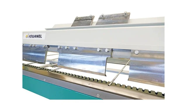 PVX 2040 x 1 mm Manuell plateknekke Segmentert oververktøy 120 mm, Jouanel 
