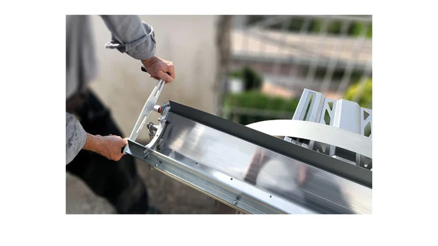PCA 1020 x 0,63 mm Manuell plateknekke Aluminium, Jouanel 