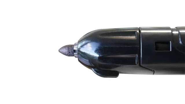 Permanent tusj svart, uttrekkbar spiss 140 mm, for alle materialer, Jouanel 