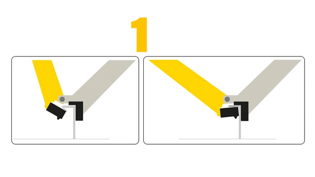 Falselukker 1. og 2. fals, 250 mm Dobbeltfals, støpt aluminium, Jouanel 