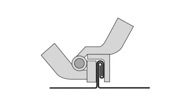 Falselukker 2. fals HQ, 220 mm Dobbeltfals, modell RA, Jouanel 