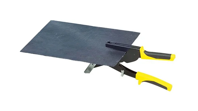 Skiferkutter med hullstanse, 55 mm Kuttlengde 55 mm, maks 7 mm, Jouanel 