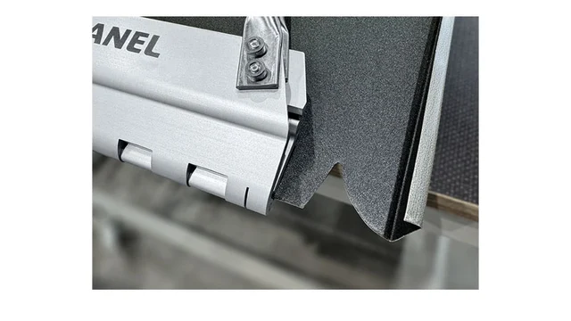 Dryppkantbøyer dobbeltledd, 320 mm For takfot på dobbeltfalstak, Jouanel 