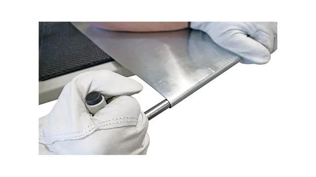 Fransk endeforming Ø 13 mm Manuell vulsting av småplater, Jouanel 