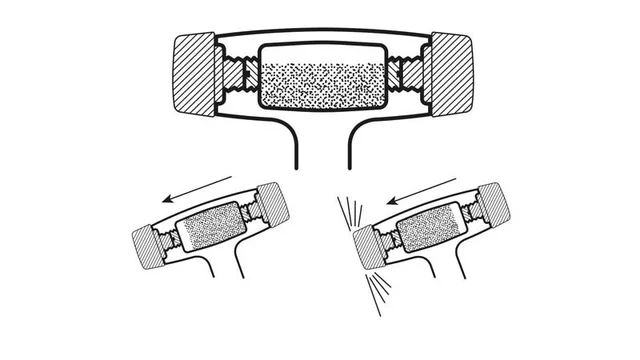 Rekylfri hammer Ø 32 mm Antivibrasjonsskaft, Jouanel 
