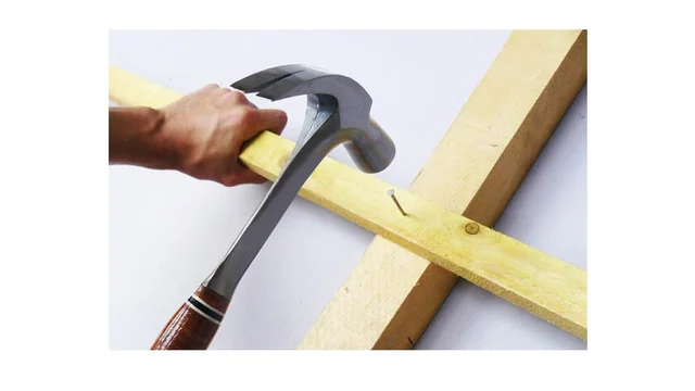 Universalhammer smidd, lærskaft 340 mm Monoblokk, med spikertrekker, Jouanel 