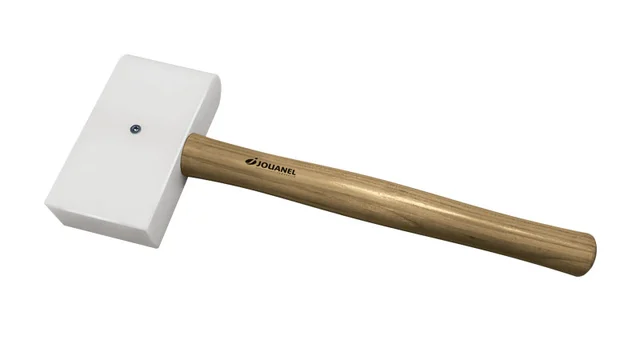 Nylonklubbe rund/rektangel 145x75x35 mm Hickoryskaft, Jouanel 