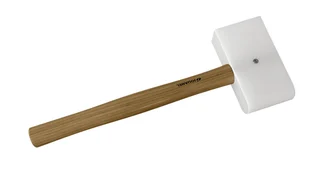 Nylonklubbe rund/rektangel 145x75x35 mm Hickoryskaft, Jouanel