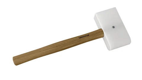 Nylonklubbe rund/rektangel 145x75x35 mm Hickoryskaft, Jouanel