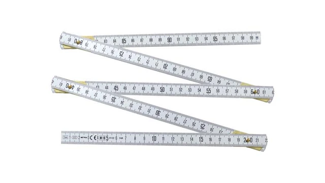 Tommestokk aluminium 1 m, metallfinish Klasse III, Jouanel 