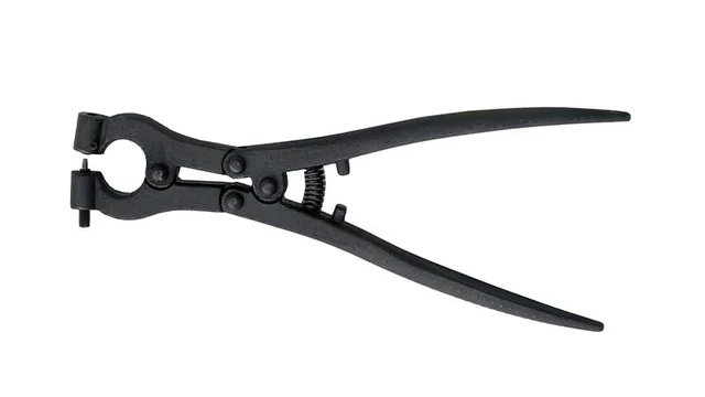 Hullstansetang Ø 3,2/3,5 mm, stål 1 mm Svanehals 35 mm, 2 sett stanser, Jouanel 