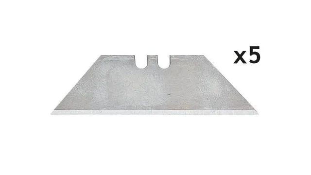 Trapesblad 60 x 19 mm, 5 stk For COUT2L/COUT-R, Jouanel 