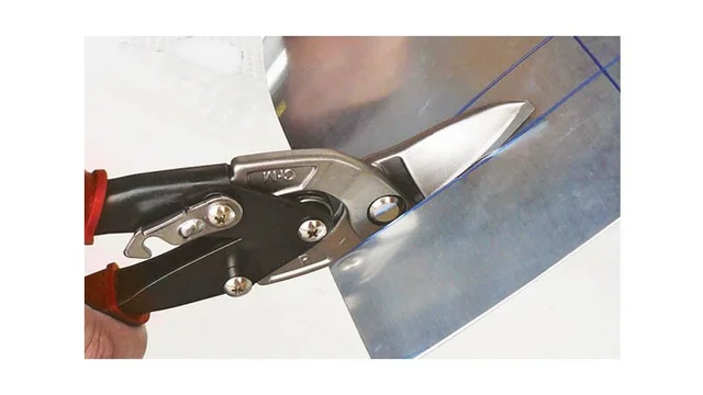 Platesaks 250 mm, venstreskjærende Med utveksling, Jouanel 