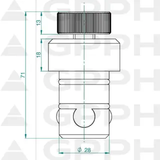 GPPH Hurtigspennbolt PLUS Ø28 28_A_002_PLUS