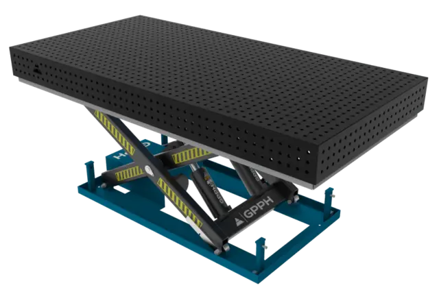 GPPH XWT PRO 2400x1200 hevbart sveisebord Ø16 50x50 | LTS Maskin