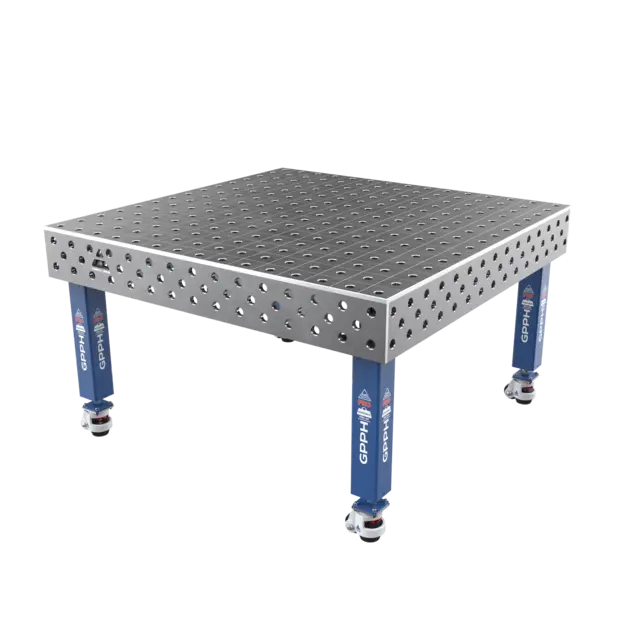 GPPH PRO 1500x1480 sveisebord på hjul Ø28 100x100 | LTS Maskin