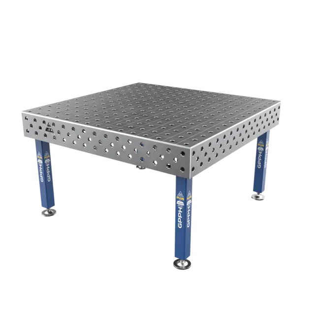 GPPH PLUS 1500x1480 sveisebord på føtter Ø28 100x100 | LTS Maskin
