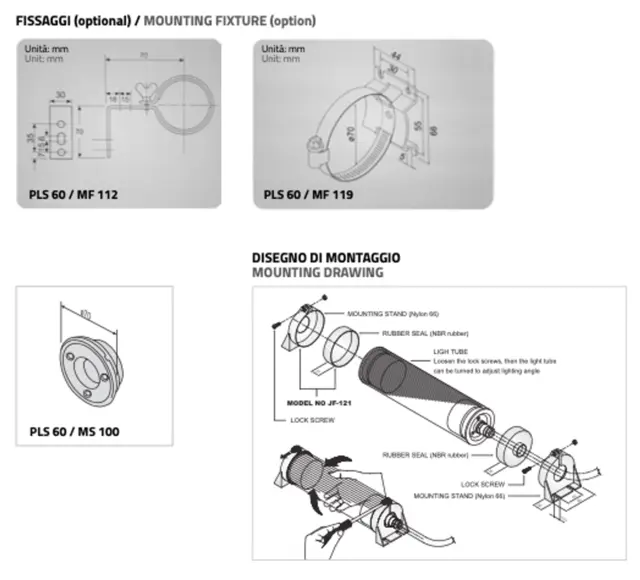 MF-112 Festering til PLS 60/61 Tecno Più 