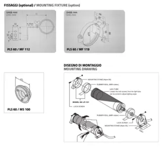 MS-100 Reservedelsgruppe til PLS 60/61 For festering MF-serien, Tecno Pi&#249;