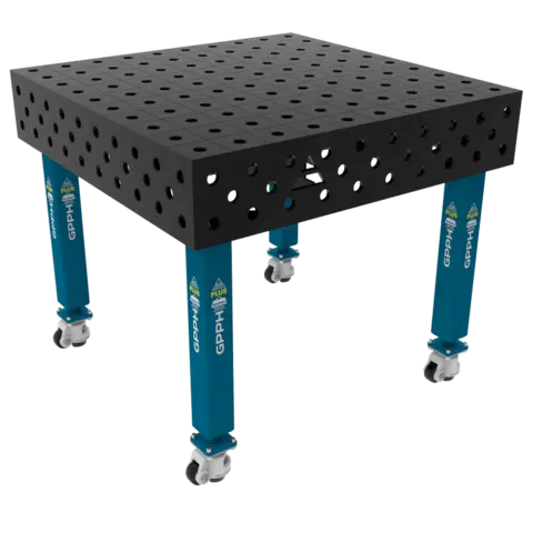GPPH PLUS 1000x1000 mm Sveisebord P&#229; hjul