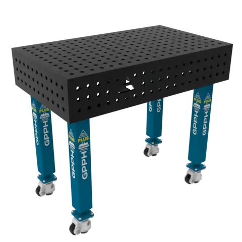 GPPH PLUS 1000x600 mm Sveisebord P&#229; hjul