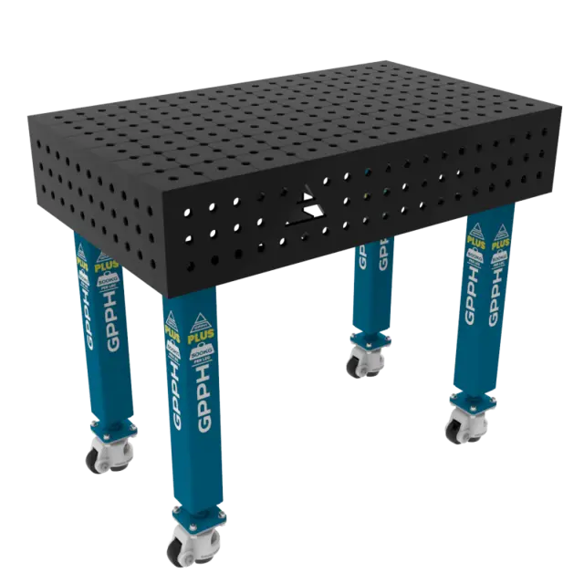 GPPH PLUS 1000x600 mm Ø28 mm 100x100 På hjul 