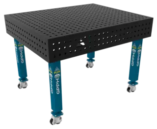 GPPH PLUS 1200x1000 mm Sveisebord P&#229; hjul