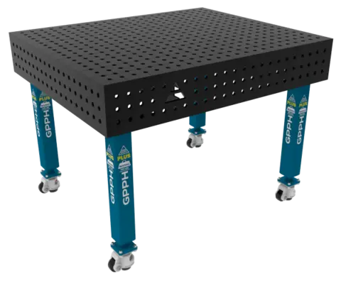 GPPH PLUS 1200x1000 mm Sveisebord P&#229; hjul