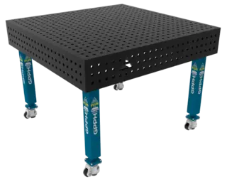 GPPH PLUS 1200x1200 mm Sveisebord P&#229; hjul