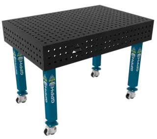 GPPH PLUS 1200x800 mm Sveisebord P&#229; hjul