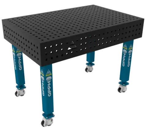GPPH PLUS 1200x800 mm Sveisebord P&#229; hjul