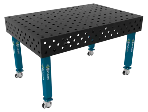GPPH PLUS 1500x1000 mm Sveisebord P&#229; hjul