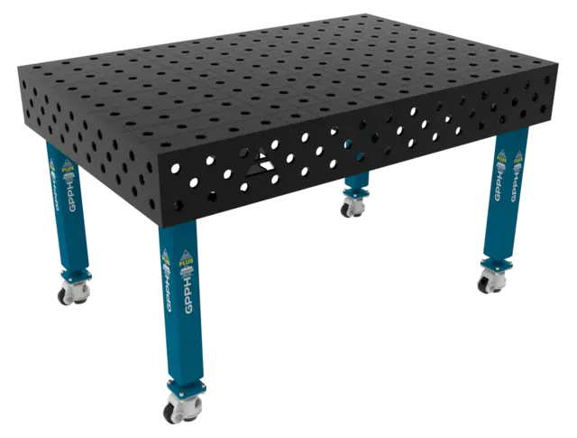 GPPH PLUS 1500x1000 mm Ø28 mm 100x100 På hjul 