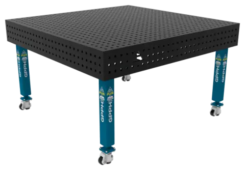 GPPH PLUS 1500x1480 mm Sveisebord P&#229; hjul