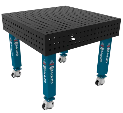 GPPH PRO 1000x1000 mm Sveisebord P&#229; hjul