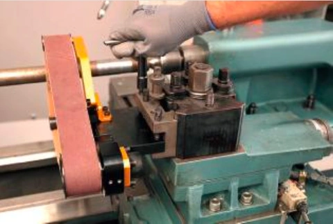 SBH A10 Automatisk slipebåndholder Til dreiebenk, Tecno Più 