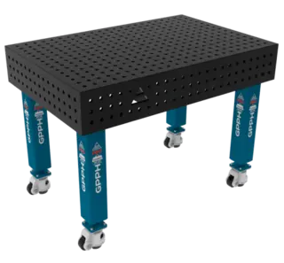 GPPH PRO 1200x800 mm Sveisebord P&#229; hjul